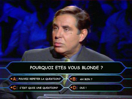 PORQUOI ETE VS BLONDE